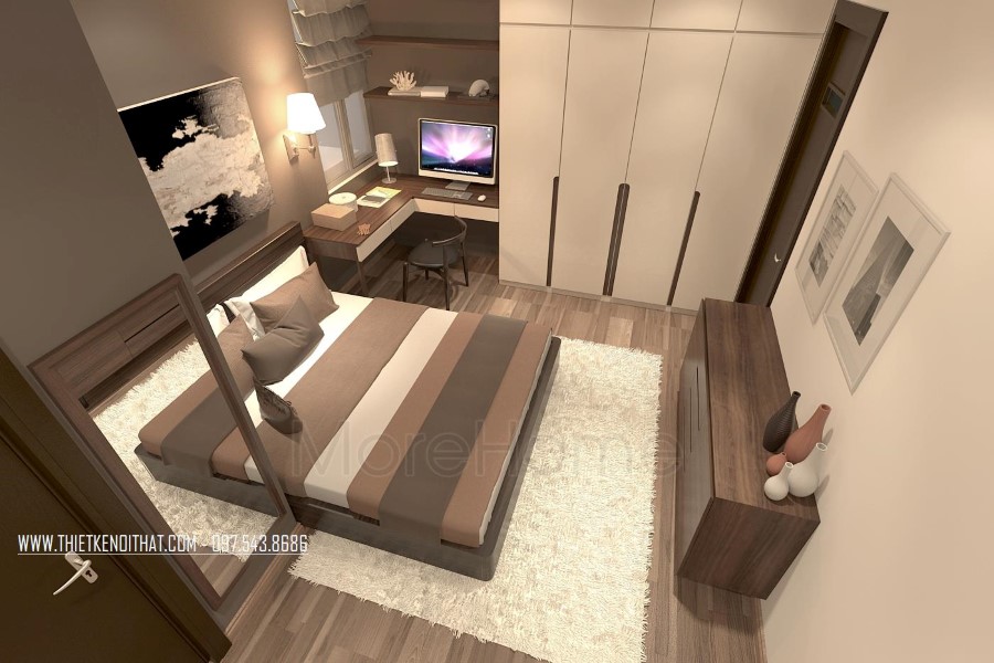 Những tiêu chí khi thiết kế nội thất phòng ngủ đẹp tại Morehome